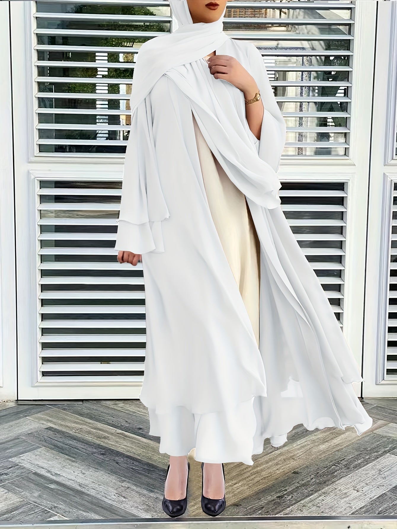 Sofia - Elegante Open-Front Abaya