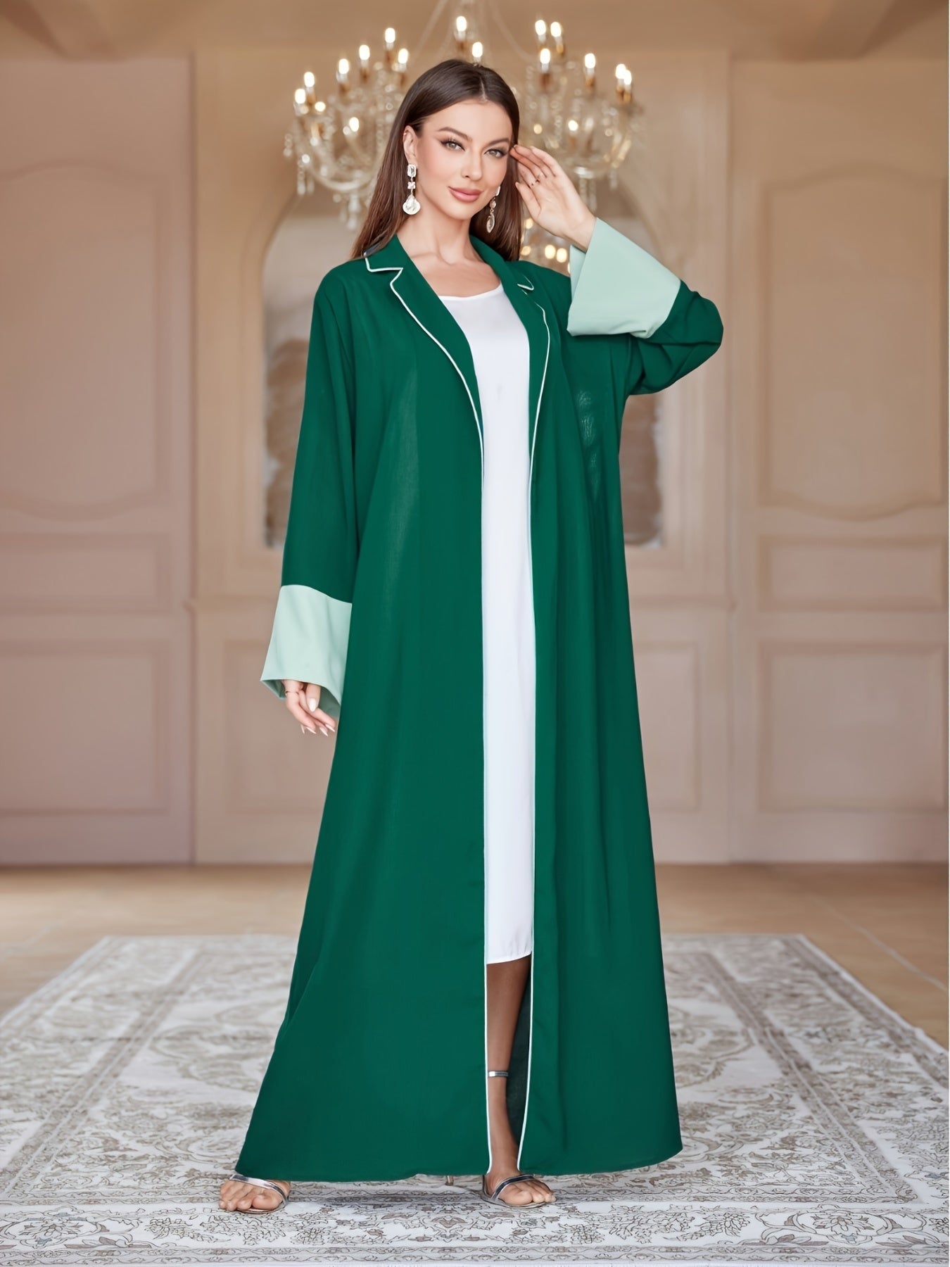 Nora - Elegante Open Kaftan Abaya