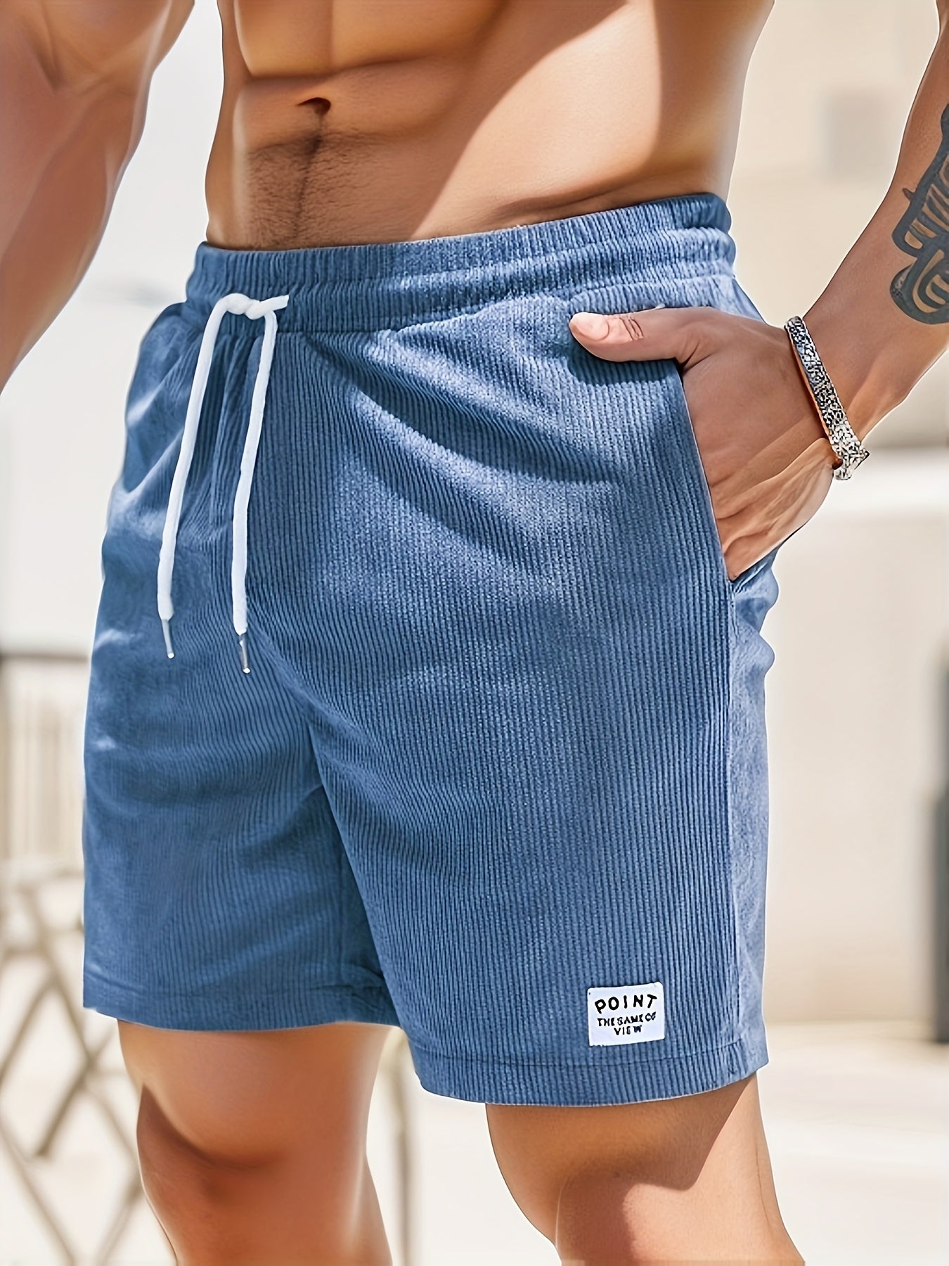 Bram - Zomerse Corduroy Short met Trekkoord