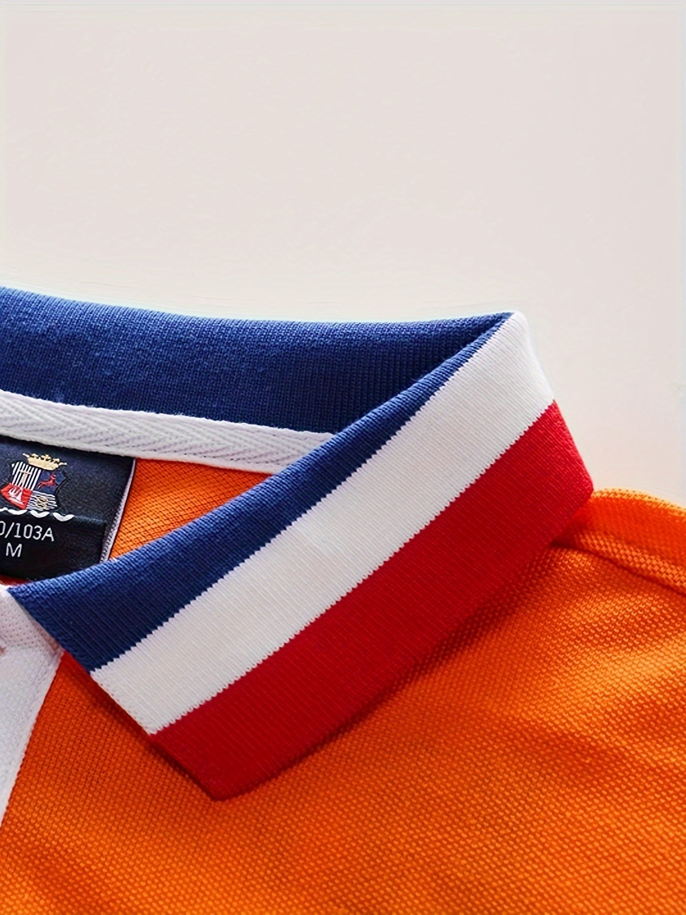 Lucas - Oranje Golfshirt met Nederlandse Print