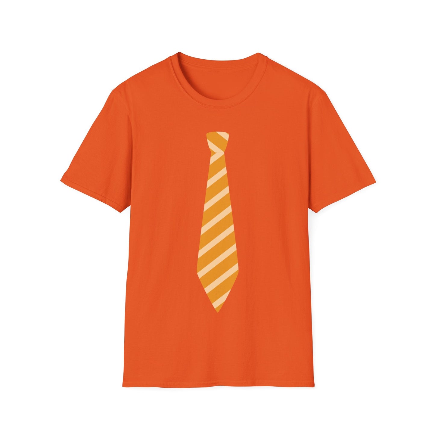 Mark - Oranje Stropdas T-shirt