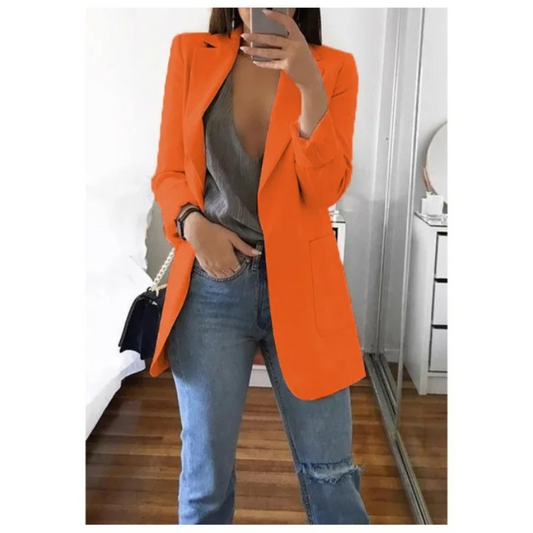 Annemie - Stijlvolle Lange Blazer