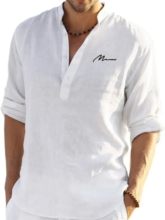 Max - Retro Henley Shirt