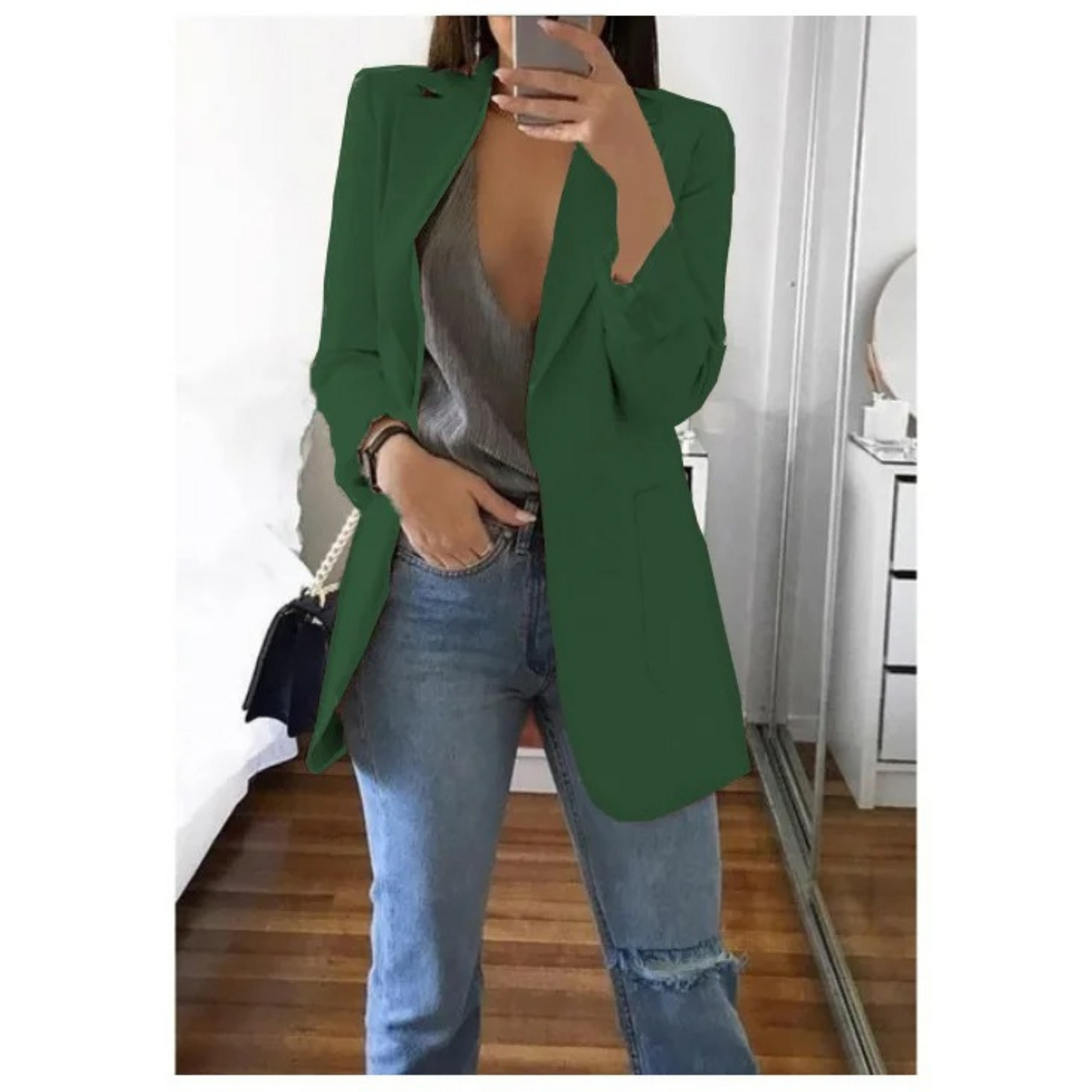 Annemie - Stijlvolle Lange Blazer