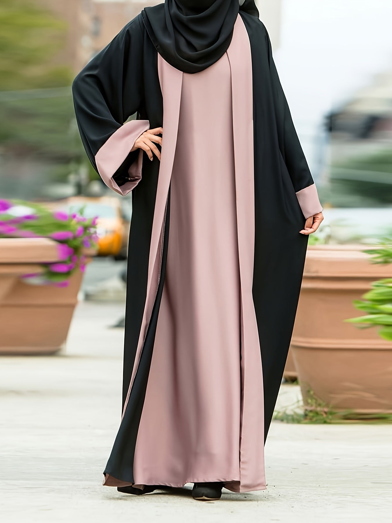 Sofia - Elegante Abaya Maxi-jurk