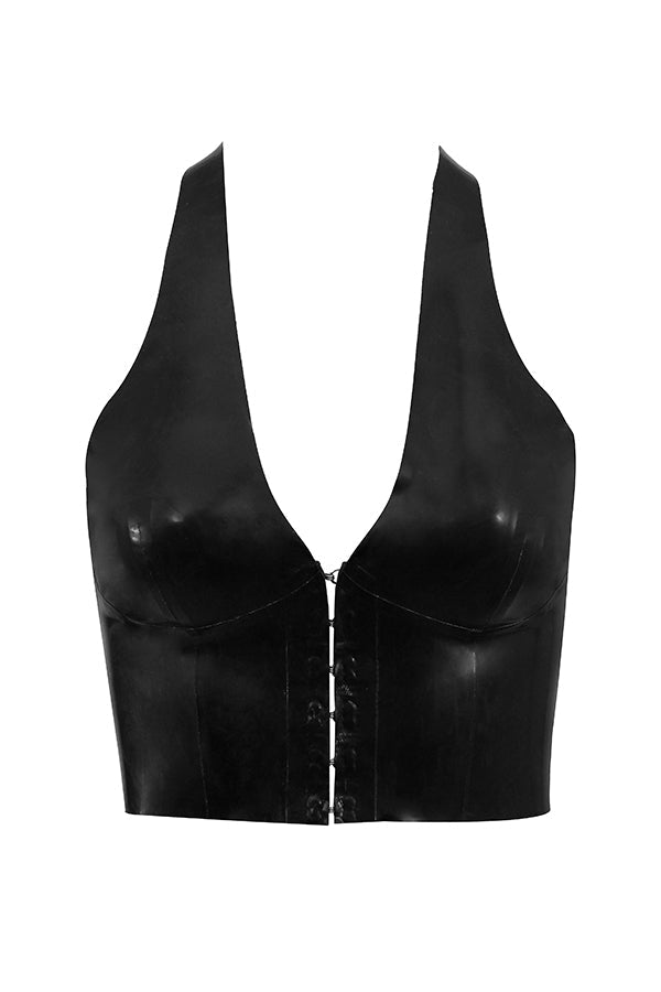 Florence - Verleidelijke Latex Haltertop