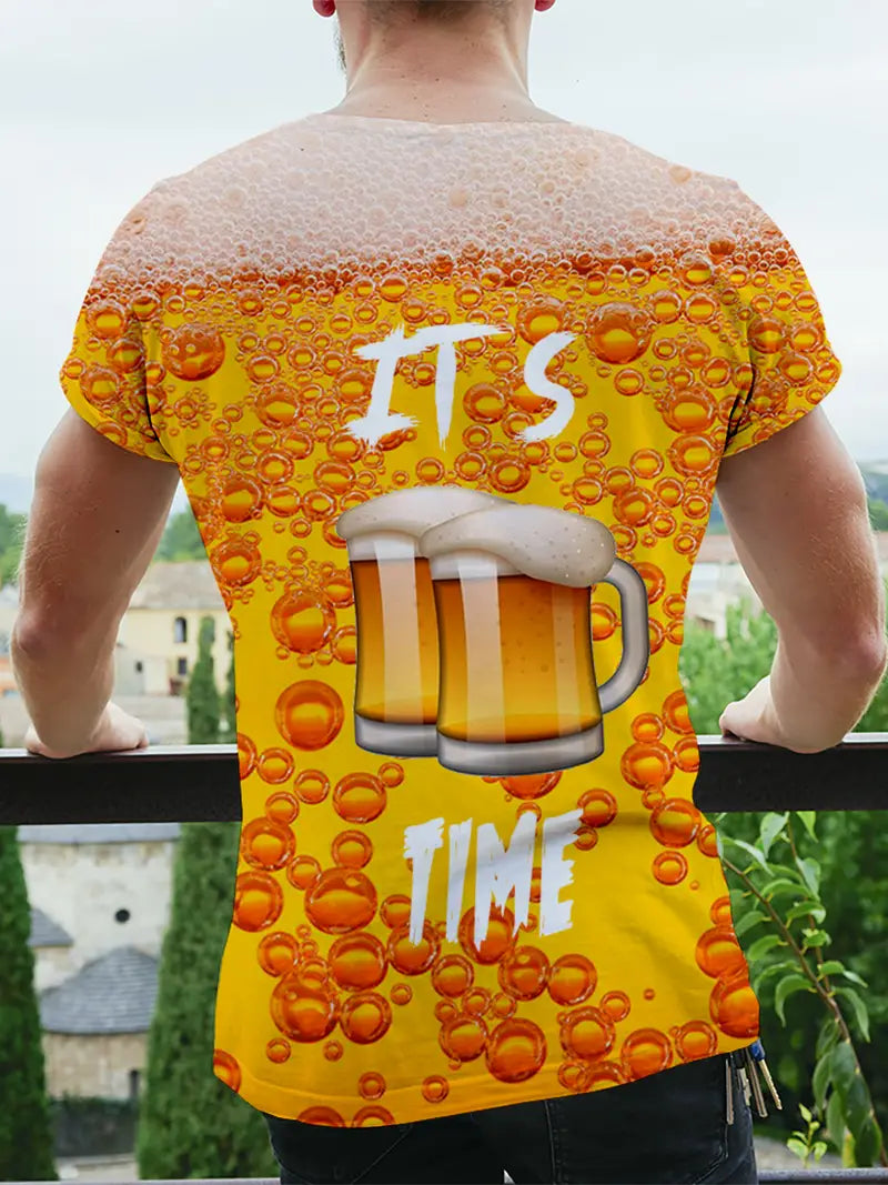 Finn - Grappig Beer Time T-shirt