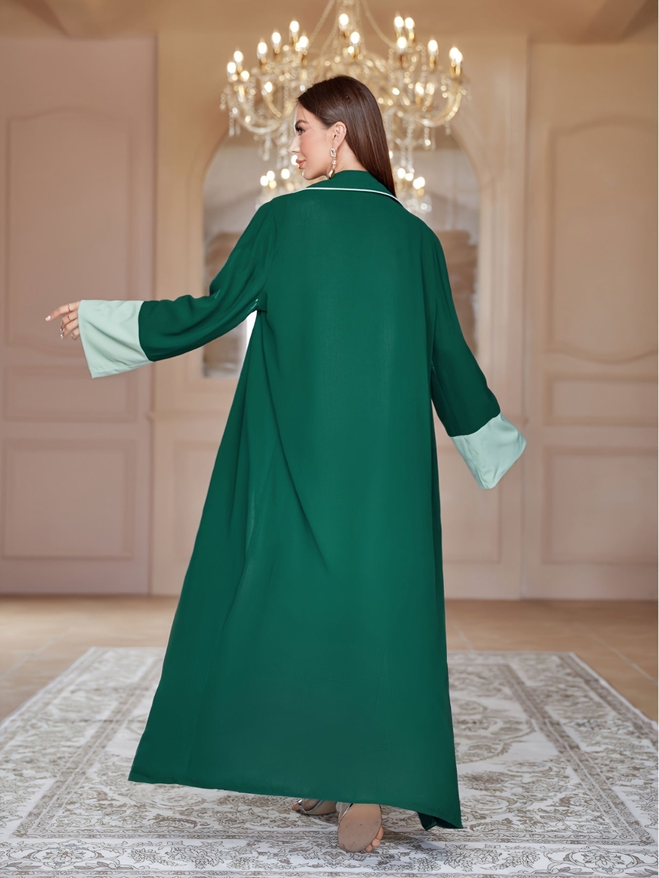 Nora - Elegante Open Kaftan Abaya