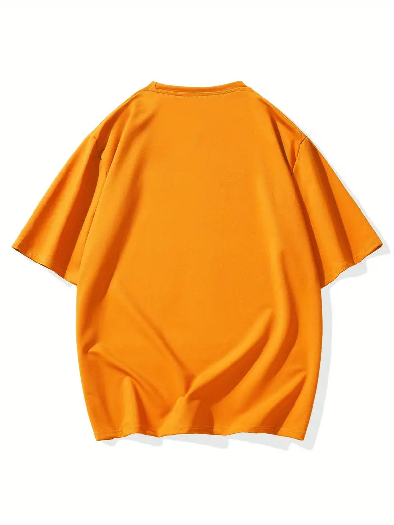 Anna - Oranje T-shirt met Leeuwenprint