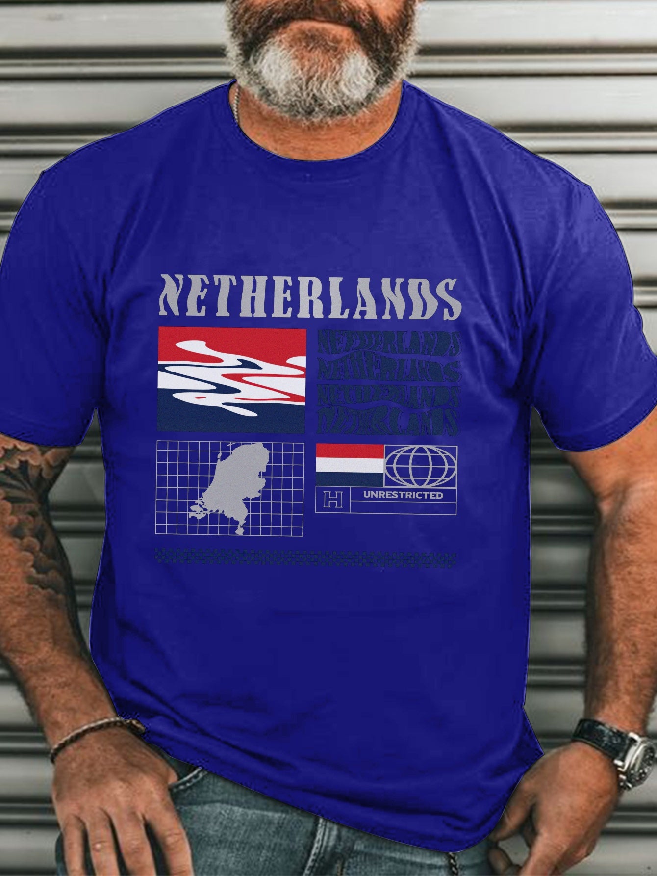 Lucas - T-shirt met Nederlandse Vlag