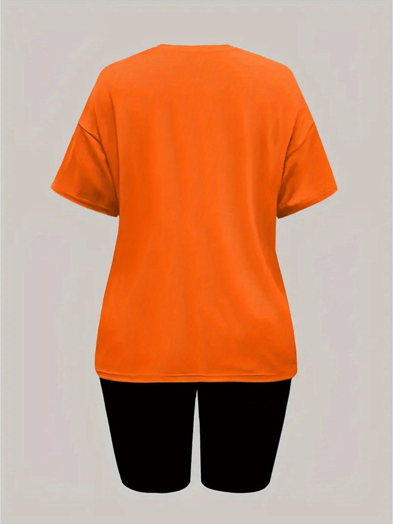 Lisa - Oranje Voetbal T-shirt en Shorts Set