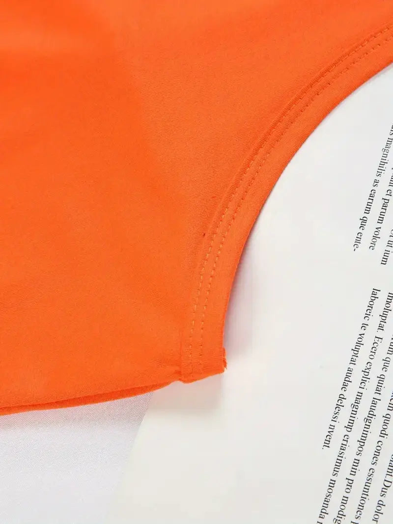 Lara - Oranje Sportief Vest Top