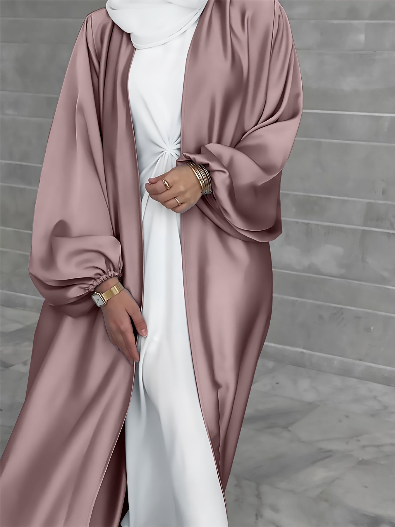 Eva - Elegante Abaya Jurk met Riem