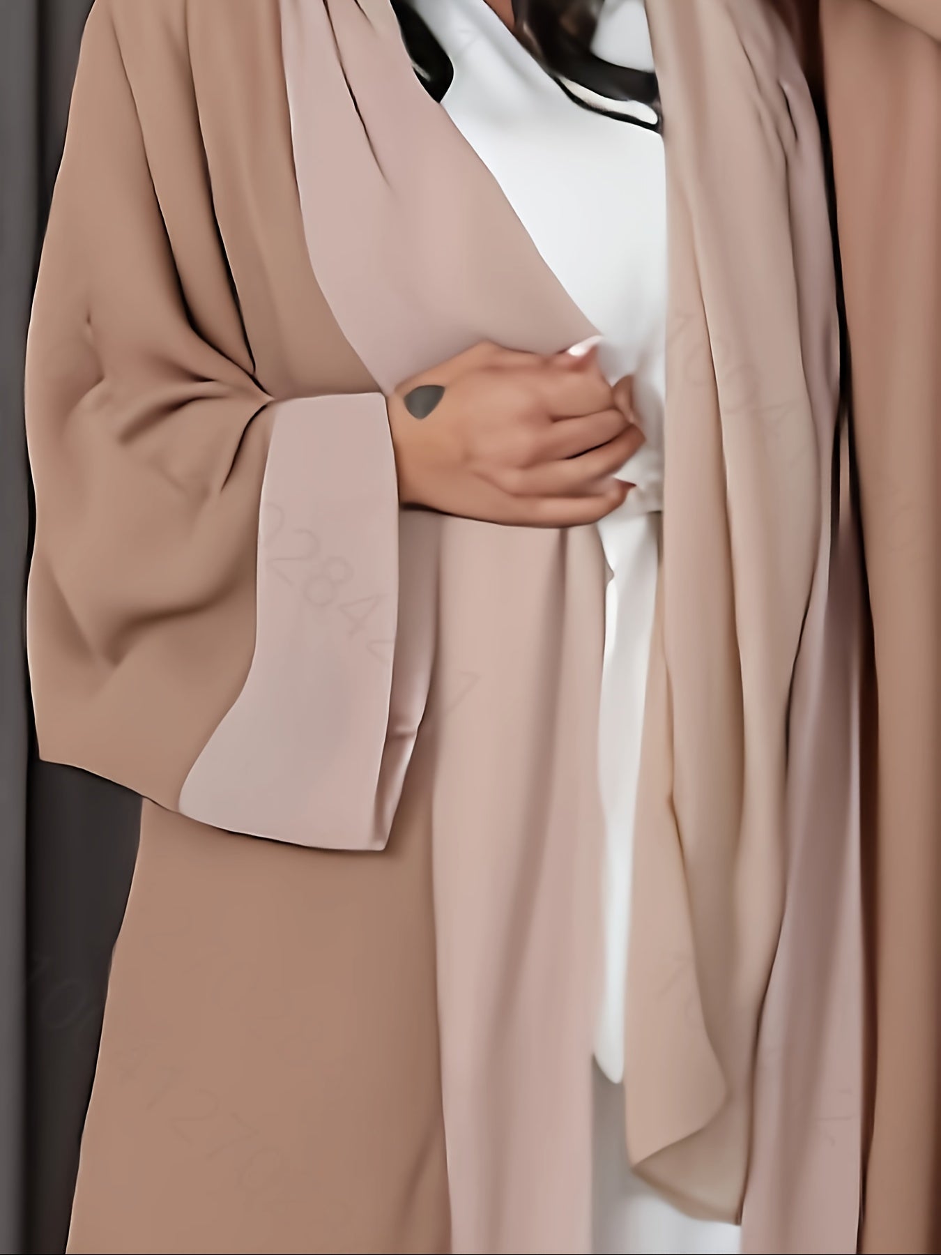 Emma - Elegante Open Abaya Kaftan