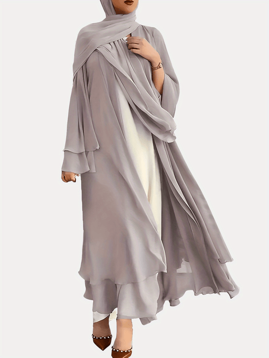 Adria - Sierlijke Abaya Maxi Jurk