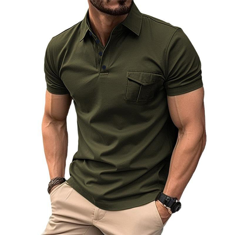 Hendrik - Casual Slim Fit Poloshirt met Korte Mouwen