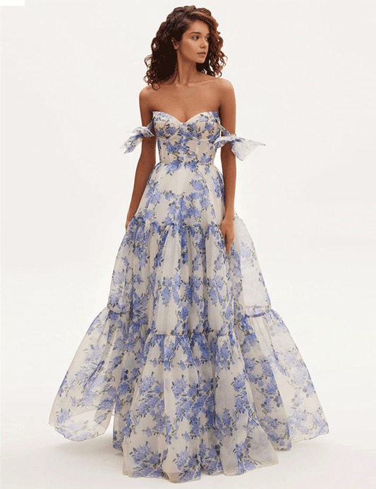 Lara - Bloemen Maxi Jurk