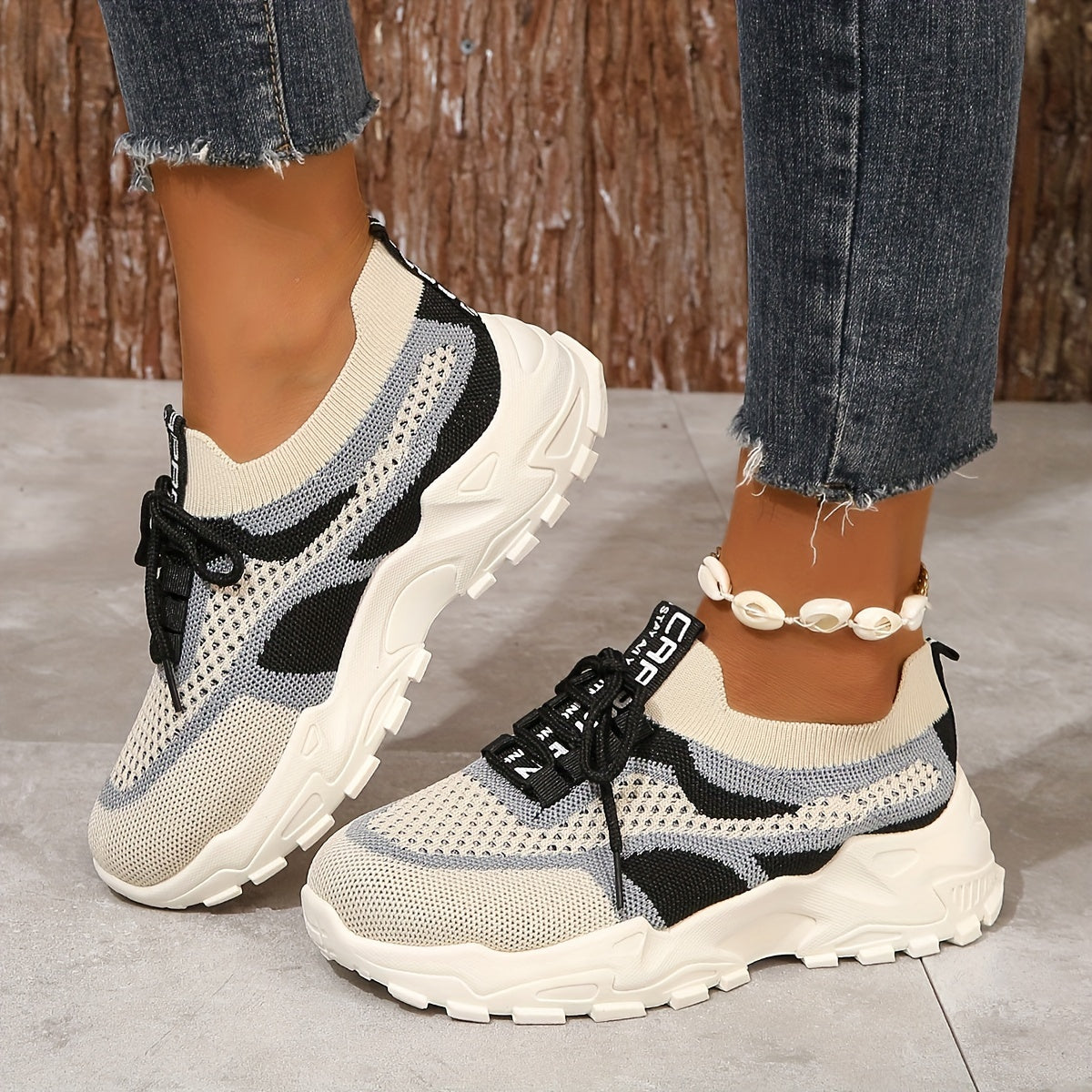 Sofia - Orthopedische Mesh Platform Sneakers