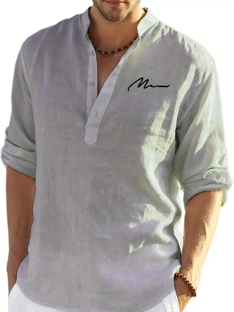 Max - Retro Henley Shirt