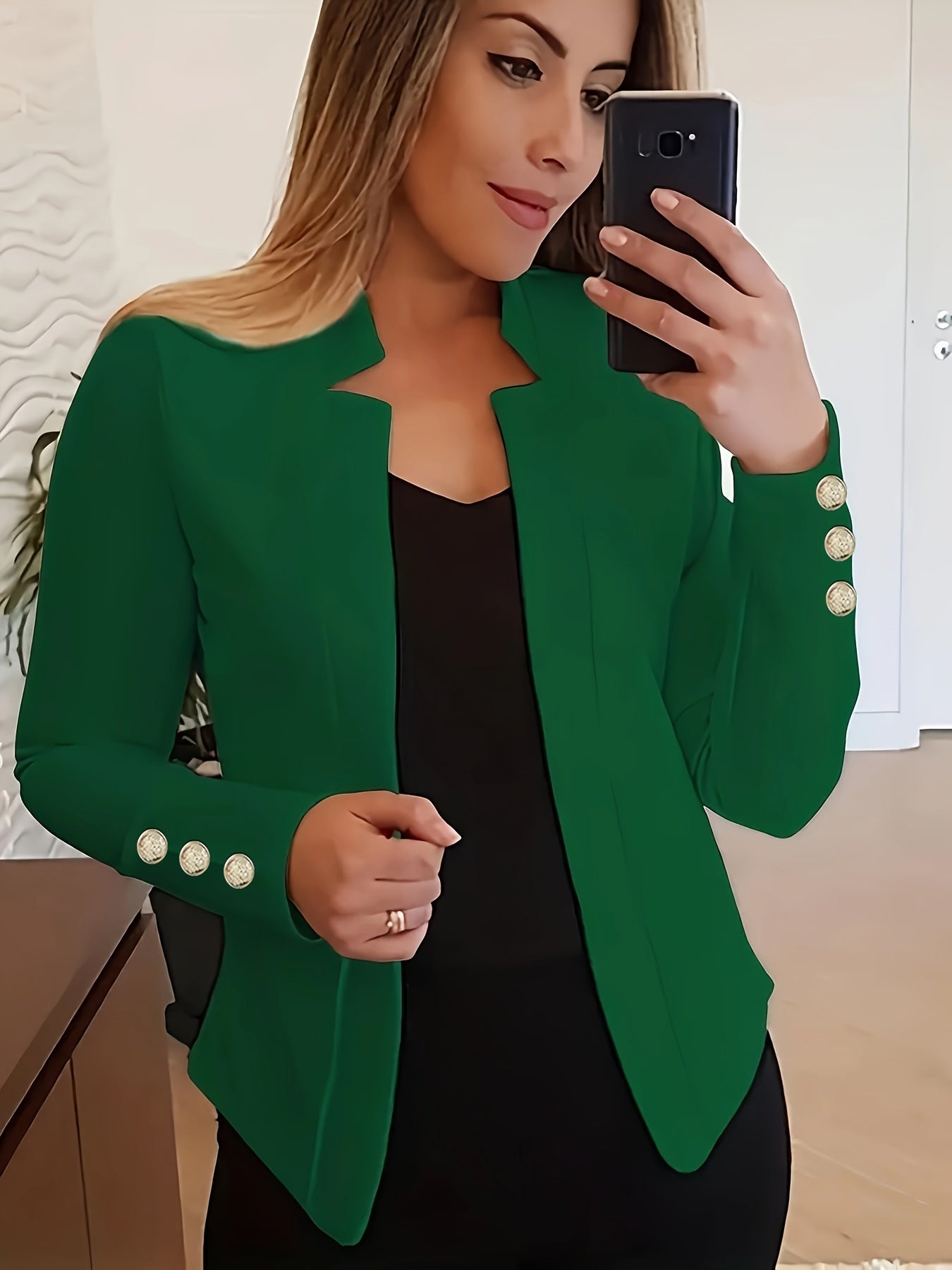 Julia - Stijlvolle Kantoorblouse