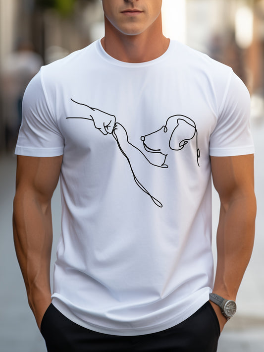 Max - Zomers T-shirt met Hondenprint