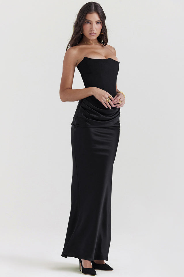 Ellie - Betoverende Off-Shoulder Bustier Jurk