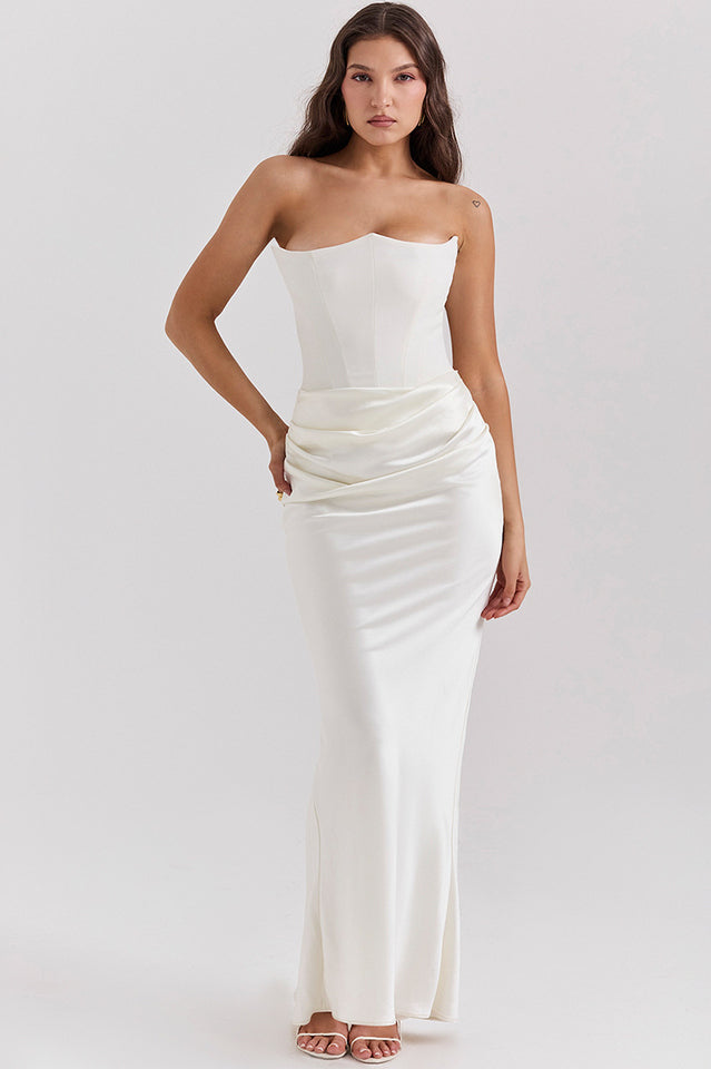 Ellie - Betoverende Off-Shoulder Bustier Jurk