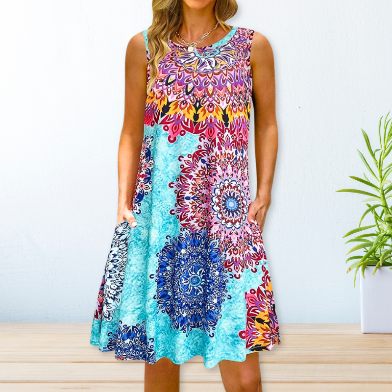 Eva - Zomers Print Jurk