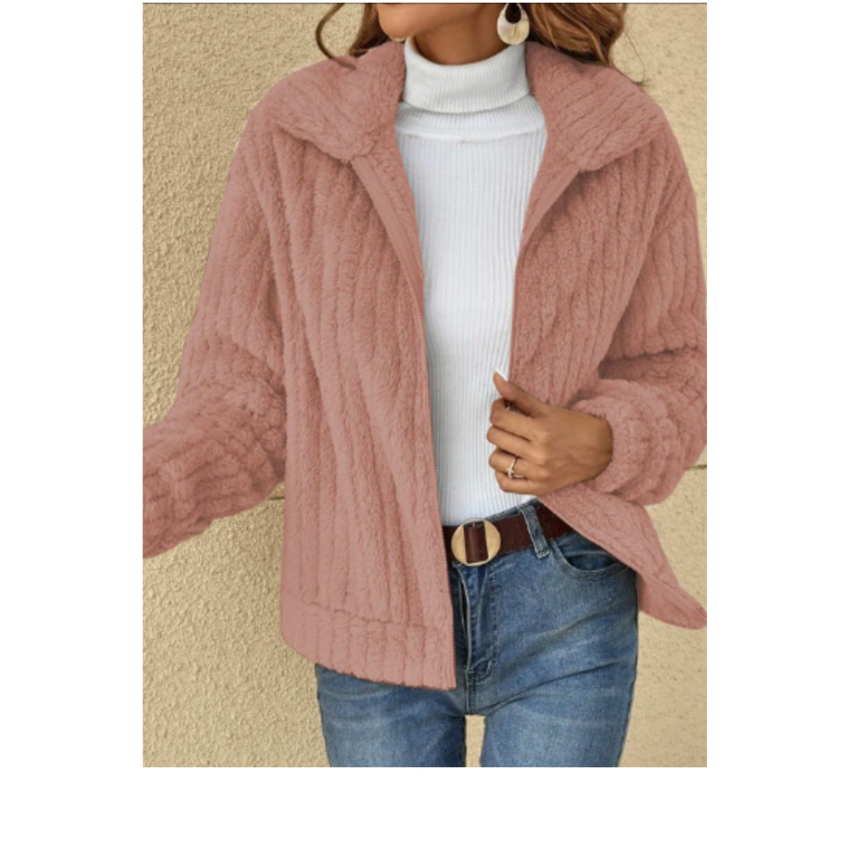 Eveline - Warme Teddy Cardigan