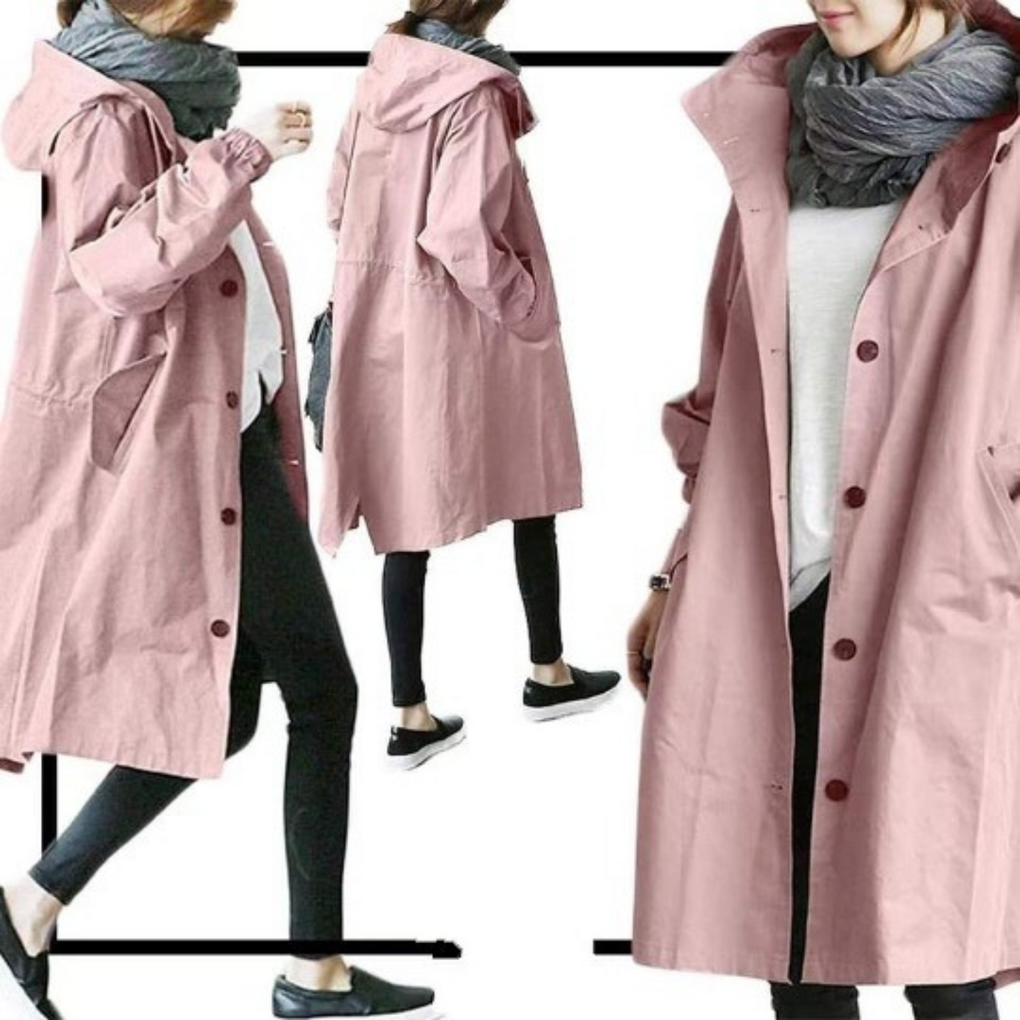 Amalia - Onverzettelijke Elegance Trenchcoat