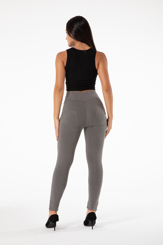 Grace - Hoge Taille Grijze Legging