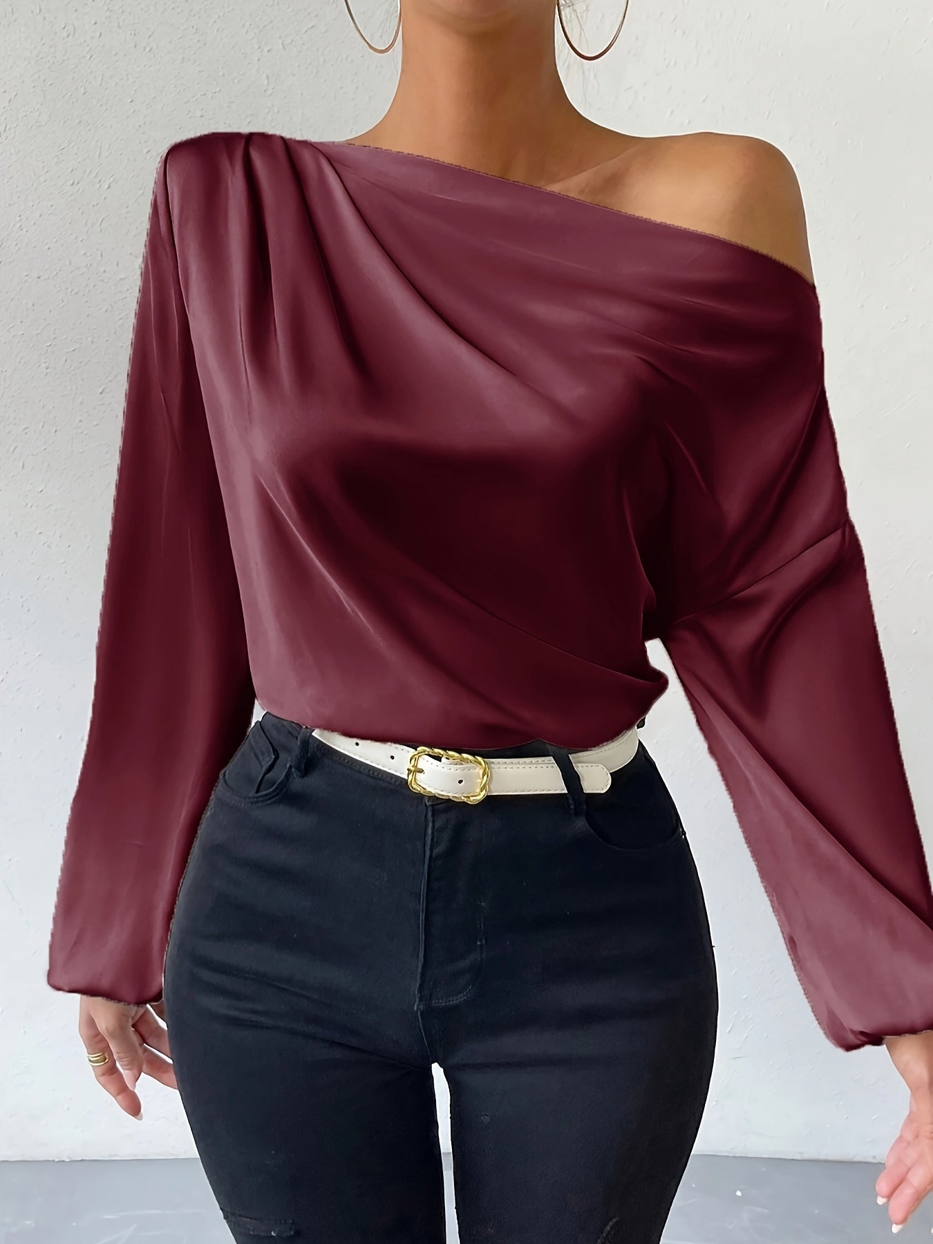 Adrie - Asymmetrische Herfstblouse