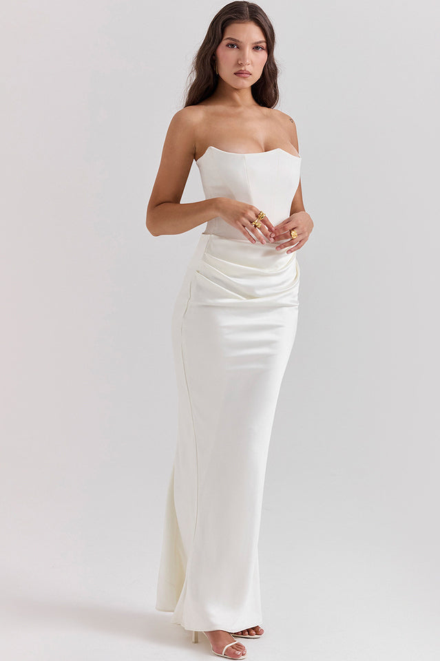 Ellie - Betoverende Off-Shoulder Bustier Jurk