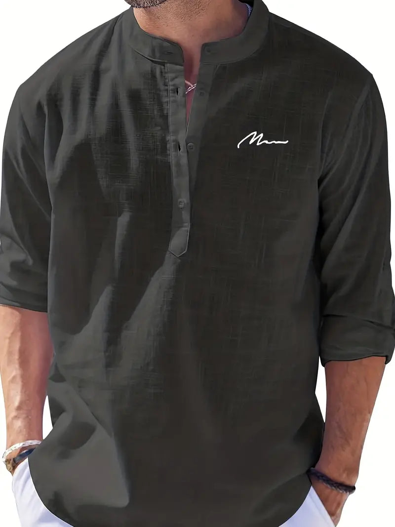 Max - Retro Henley Shirt