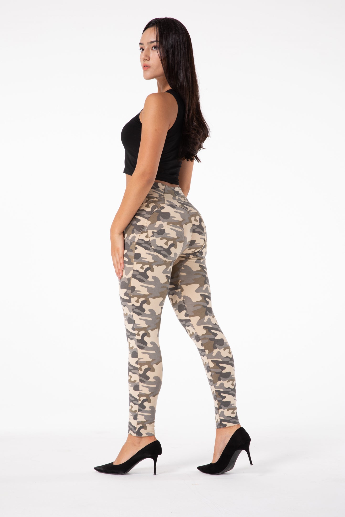 Grace - Camouflage Strakke Broek