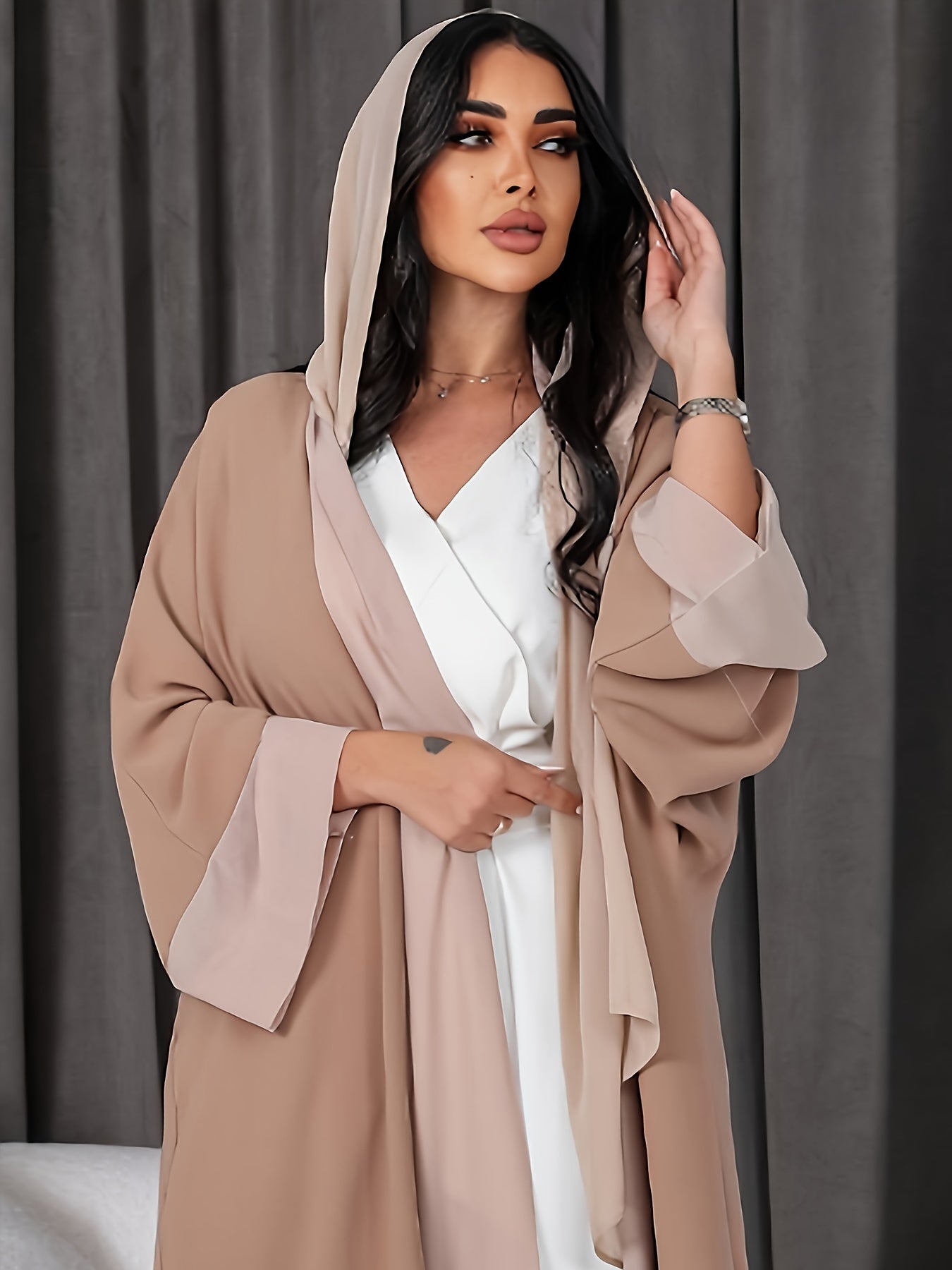 Emma - Elegante Open Abaya Kaftan