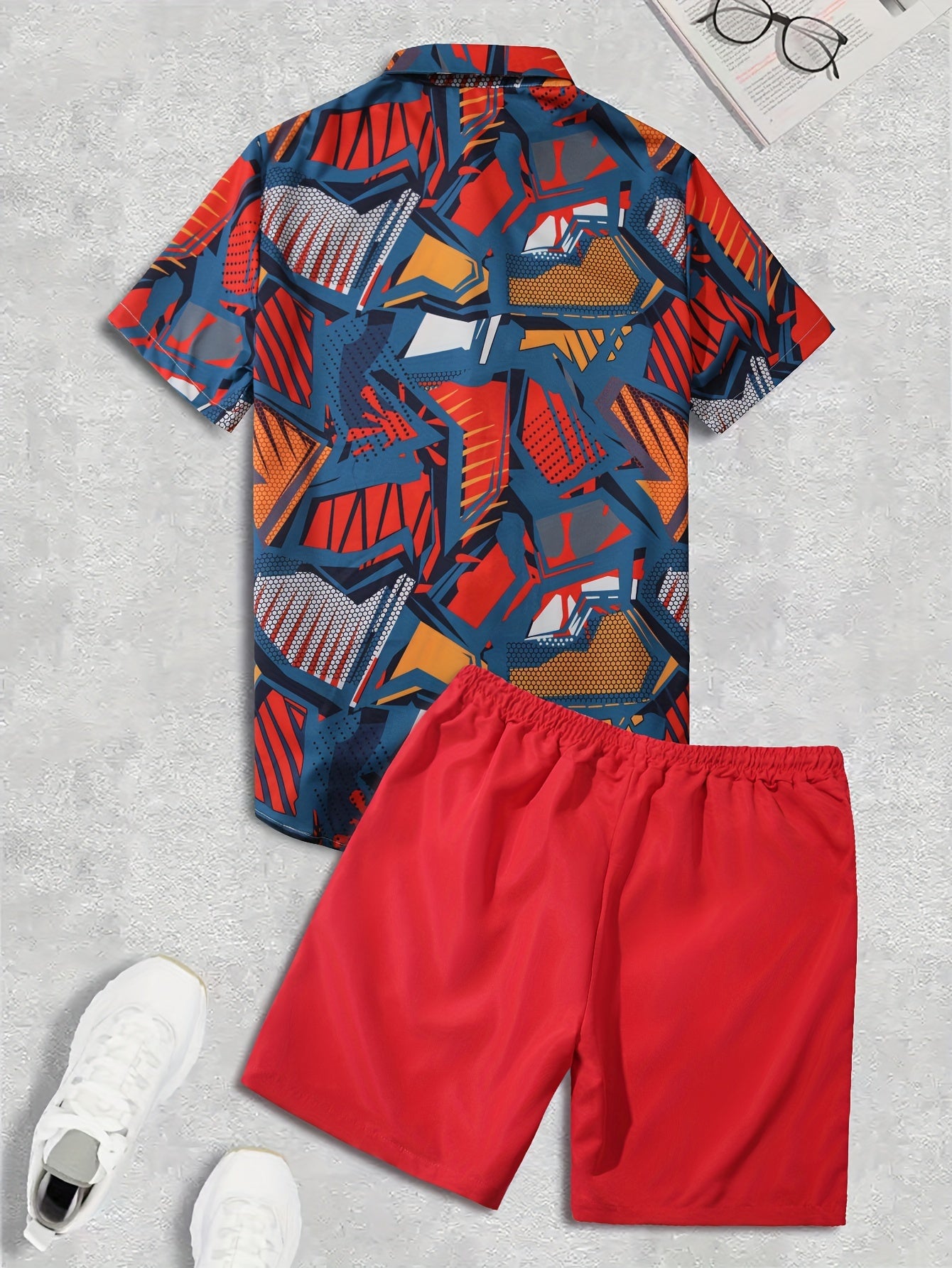 Lucas - Geometrisch print zomer set