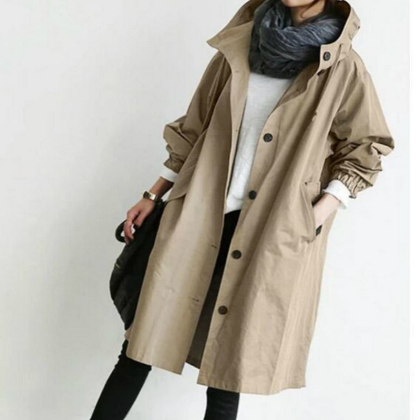 Amalia - Onverzettelijke Elegance Trenchcoat