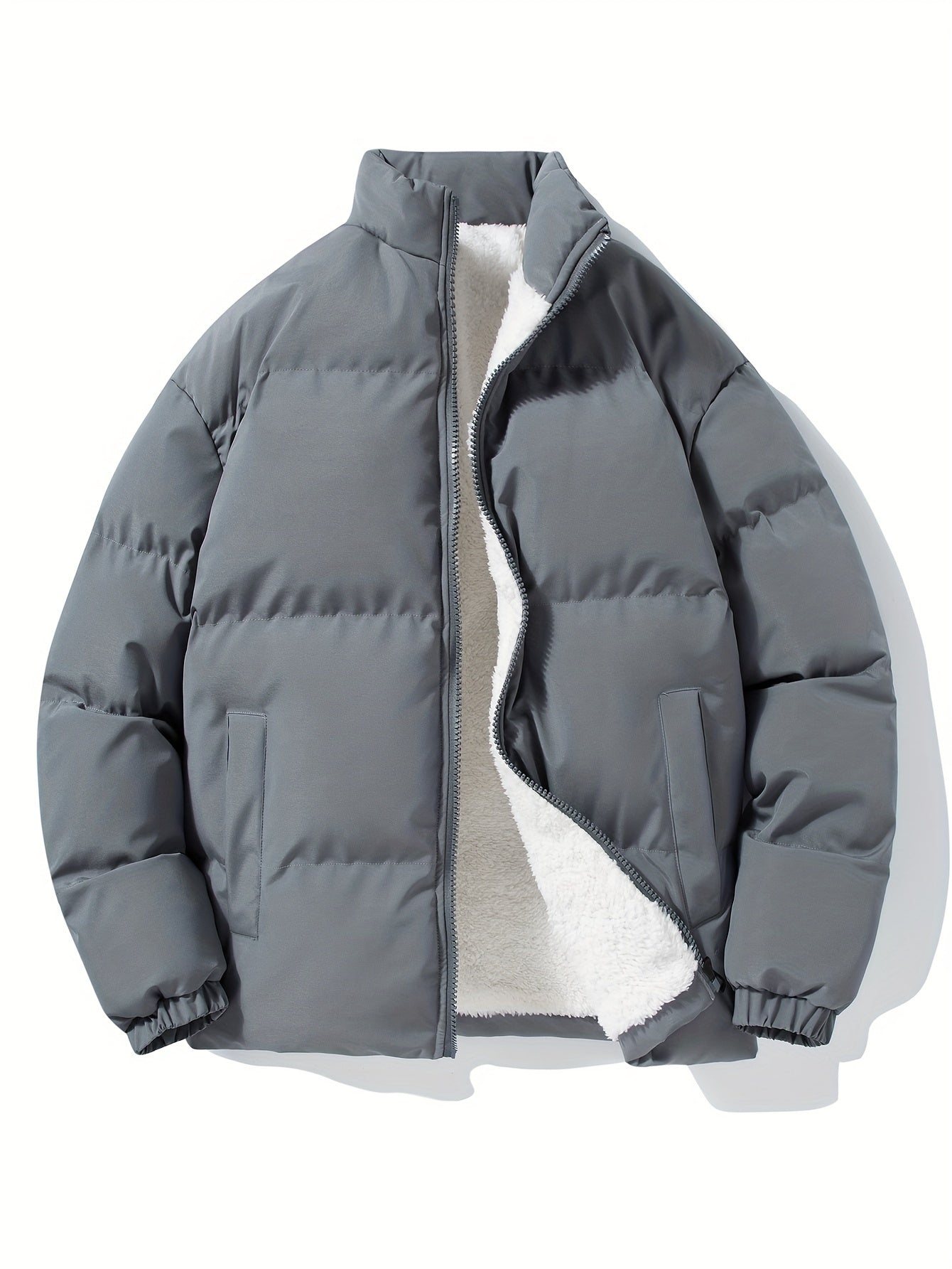 Max - Moderne Fleece Pufferjas voor Heren