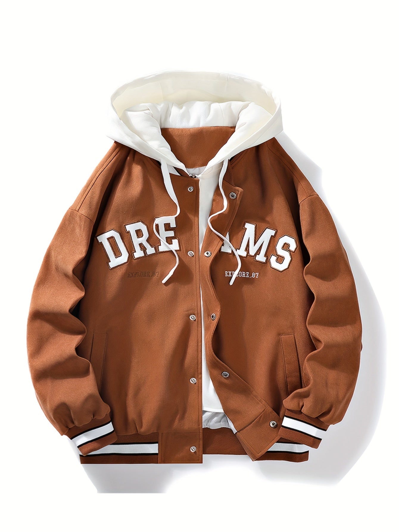 Max - Casual Varsity Hoodiejack voor Heren