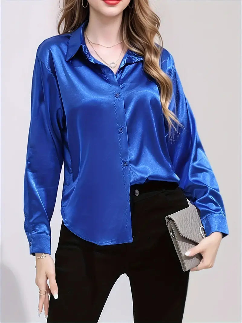 Arabella - Elegant Blouse met Subtiele Glans