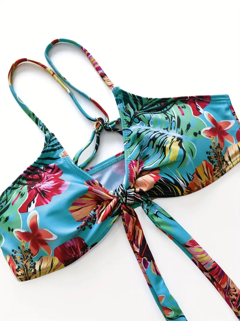 Ashley - Tropische Bikini Set met Cover-up