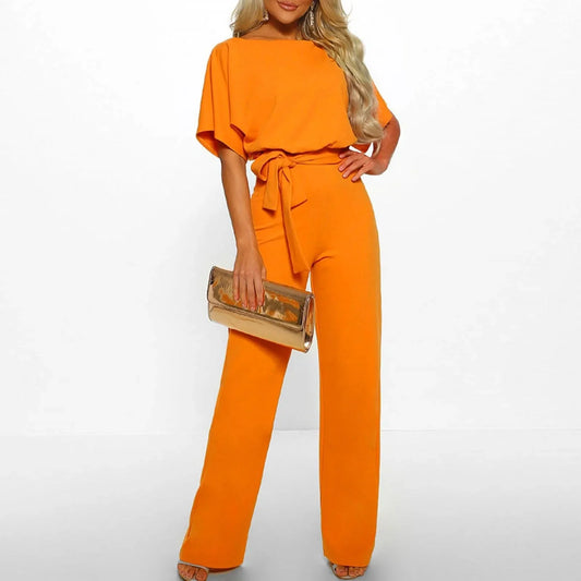 Claudia - Oranje Jumpsuit