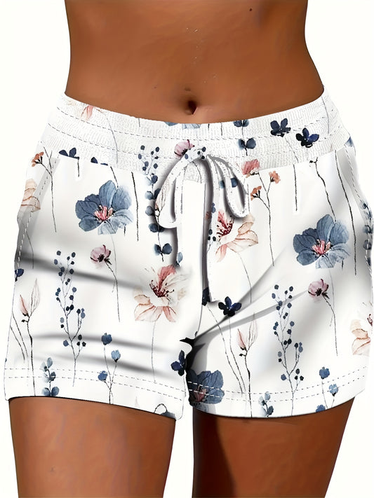 Sophie - Bloemenprint Trekkoord Shorts