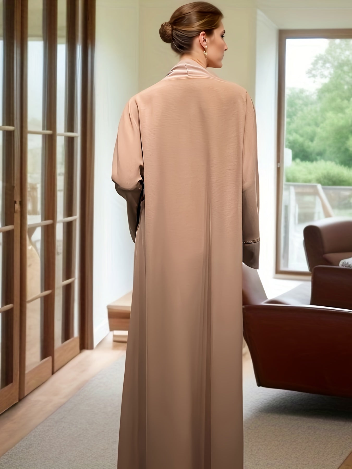 Emma - Elegante Open Abaya Kaftan