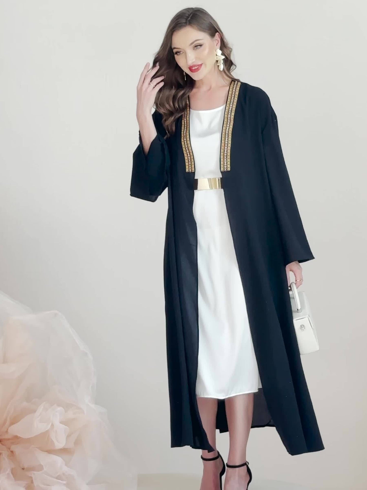 Nora - Luxe Gouden Kaftan Abaya