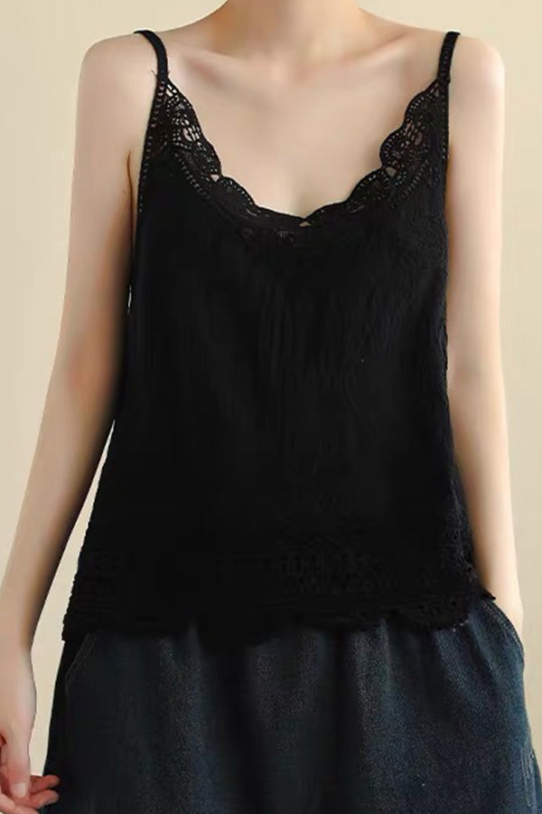 Sophie - Kant Camisole met Onderhemd