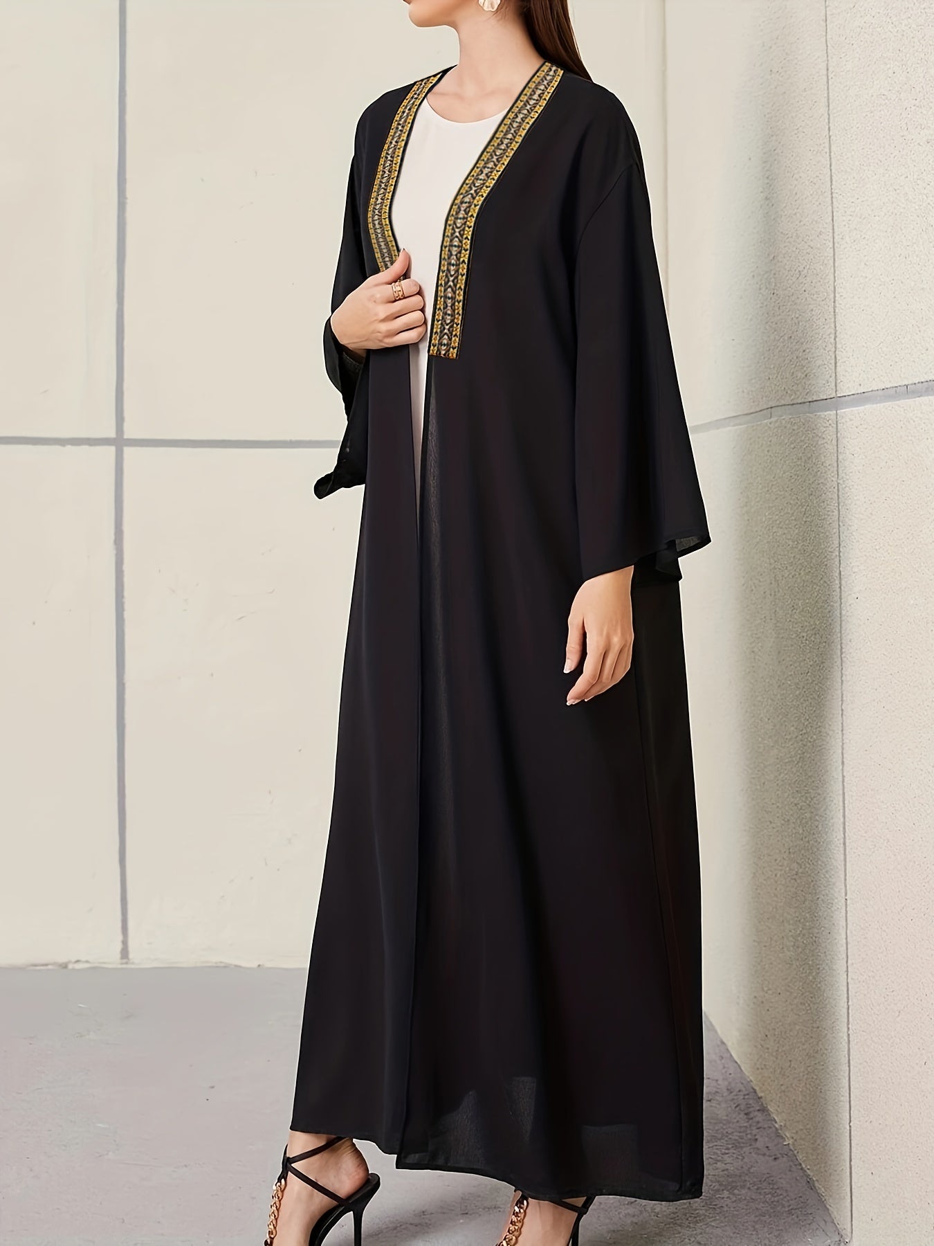 Nora - Luxe Gouden Kaftan Abaya