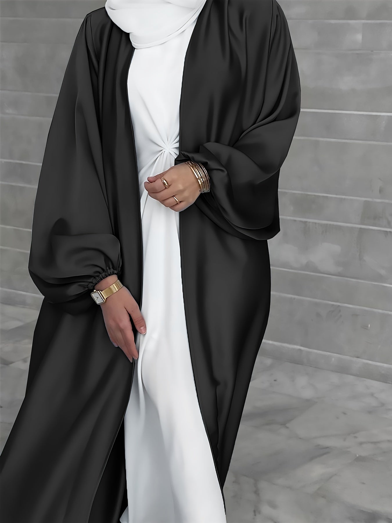 Eva - Elegante Abaya Jurk met Riem