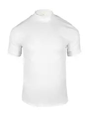 Lucas - Casual hoog nek ripple gebreide T-shirt